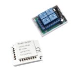 Receptor 4 canales 315Mhz 12VDC